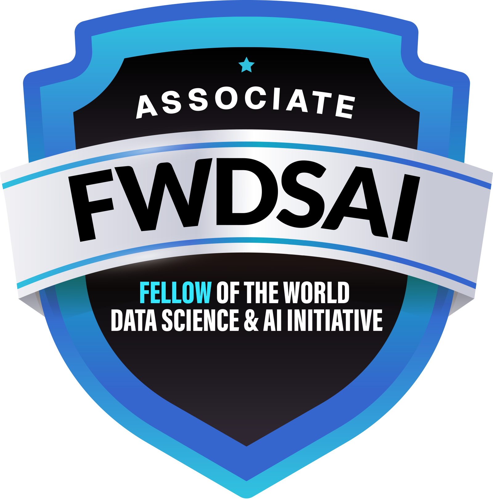 AFWDSAI — Associate Fellow of the World Data Science & AI Initiative badge